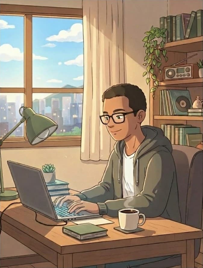 Bernardo Luz - Ilustração estilo lofi